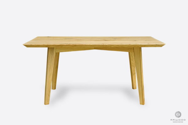 Nowoczesny drewniany stół do jadalni w stylu skandynawskim NACK