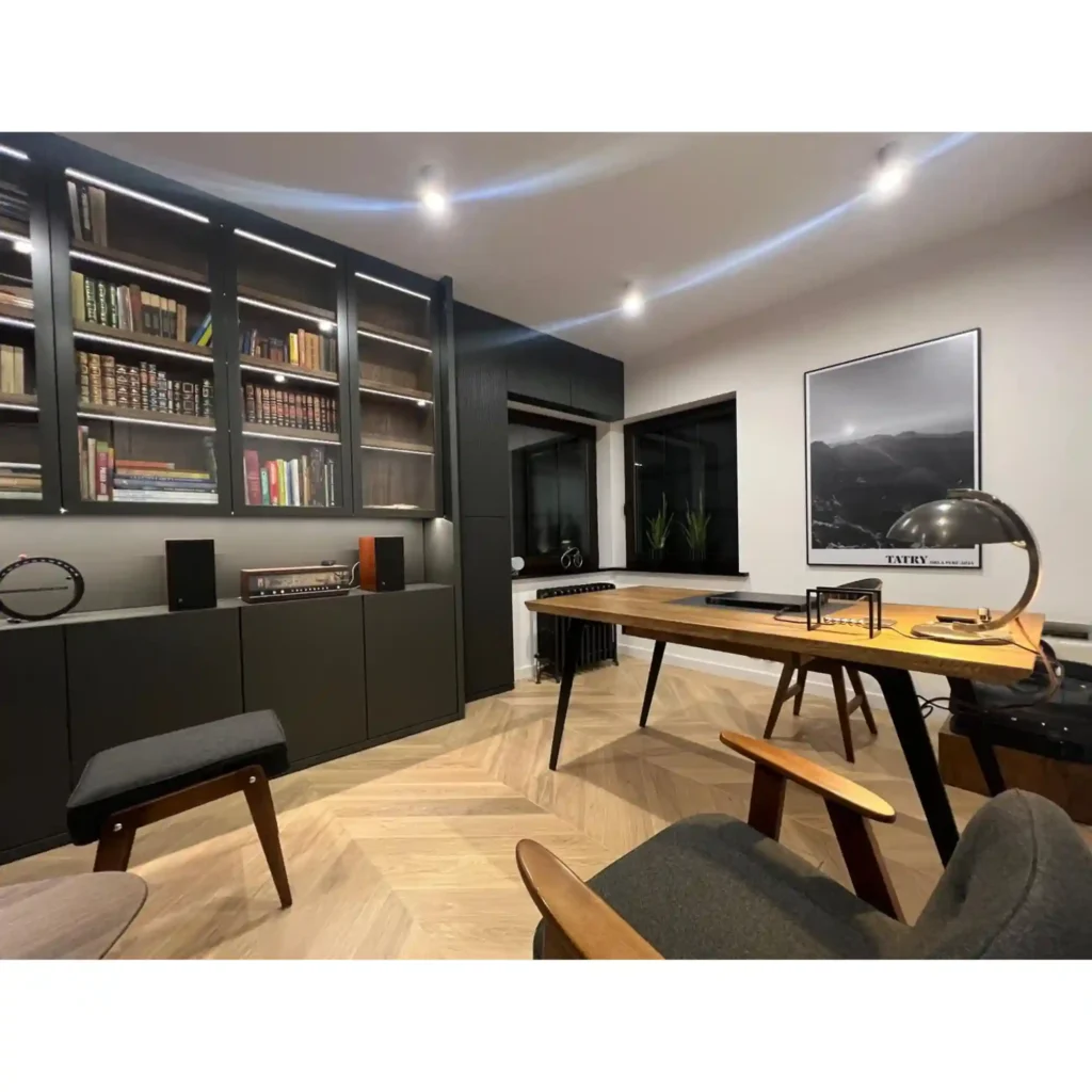 Biurko VITA III z szufladą podblatową olej dąb antyczny (3)