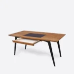 Dębowe biurko VITA III dąb antyczny (1)