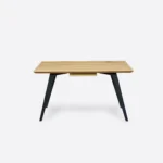 Biurko dębowe z szufladą VITA III - bez skórzanej wstawki