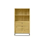 Regał dębowy do salonu MERIS III