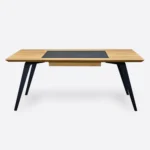 biurko z dębowym blatem VITA III