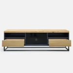 Szafka z litego dębu pod telewizor