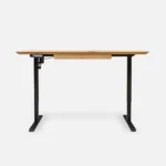 dębowe biurko COLIN z regulacją wysokości - lakier NATURALNY matowy (4)