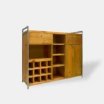 Industrialny barek na alkohole z drewna