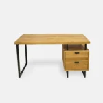 Industrialne biurko z dębowego drewna do gabinetu kancelarii HUGON