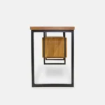 Industrialne biurko z dębowego drewna do gabinetu kancelarii HUGON