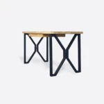 Biurko industrialne loft z szufladą do gabinetu GORAN I