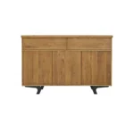 Komoda dębowa industrialna z litego drewna VITA