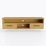 Szafka RTV dębowa wisząca do salonu CARIN