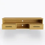 Szafka RTV dębowa wisząca do salonu CARIN