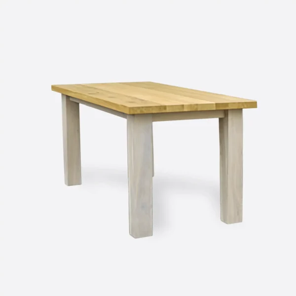 Drewniany stół dębowy do jadalni BIANCO na wymiar