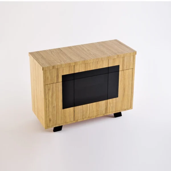 Dębowa komoda z szufladami z litego drewna do salonu VITA