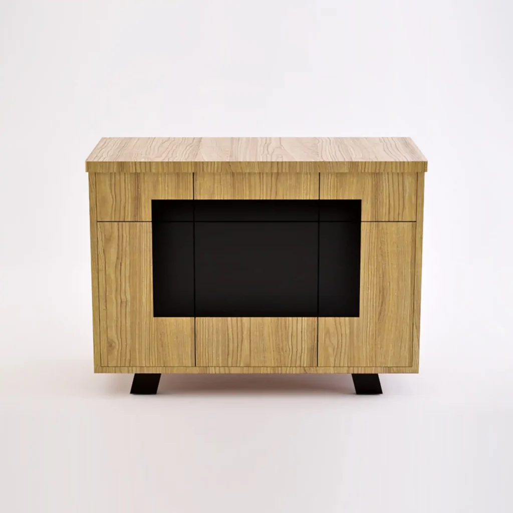 Dębowa komoda z szufladami z litego drewna do salonu VITA