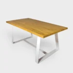 Nowoczesny stół z dębowego drewna do jadalni MERE