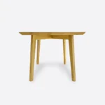 Nowoczesny drewniany stół z litego drewna do jadalni salonu NACK