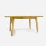 Nowoczesny drewniany stół z litego drewna do jadalni salonu NACK