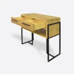 Dębowa konsola w jodełkę do przedpokoju CARIN