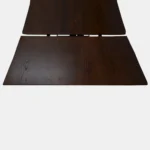 Dębowy stół industrialny z dostawkami do jadalni BORNEO I