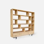 Dębowy regał nowoczesny do salonu pokoju VITA (1)