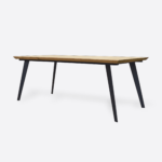 Stół rozkładany z dębowym blatem CORTEZ