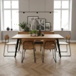 stół dębowy loft rozkładany VITA II