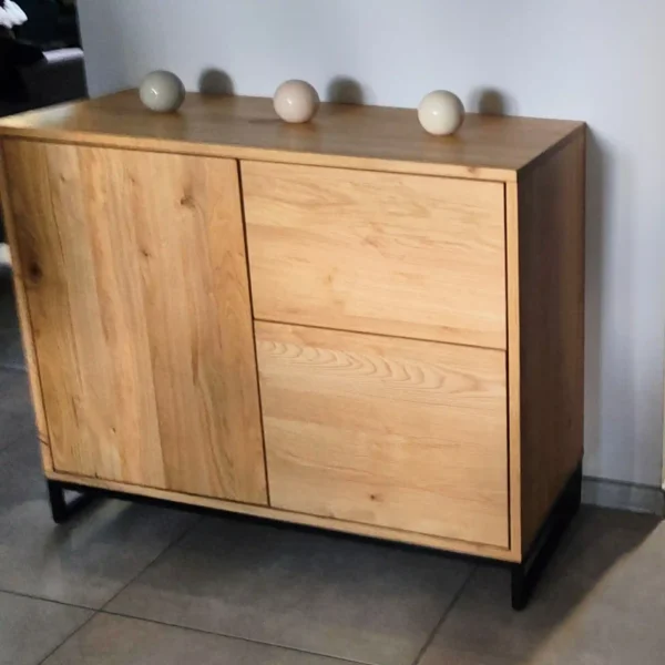 Komoda ADEO indywidualny projekt dąb naturalny - realizacja