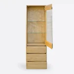 Witryna dębowa przeszklona słupek CORA