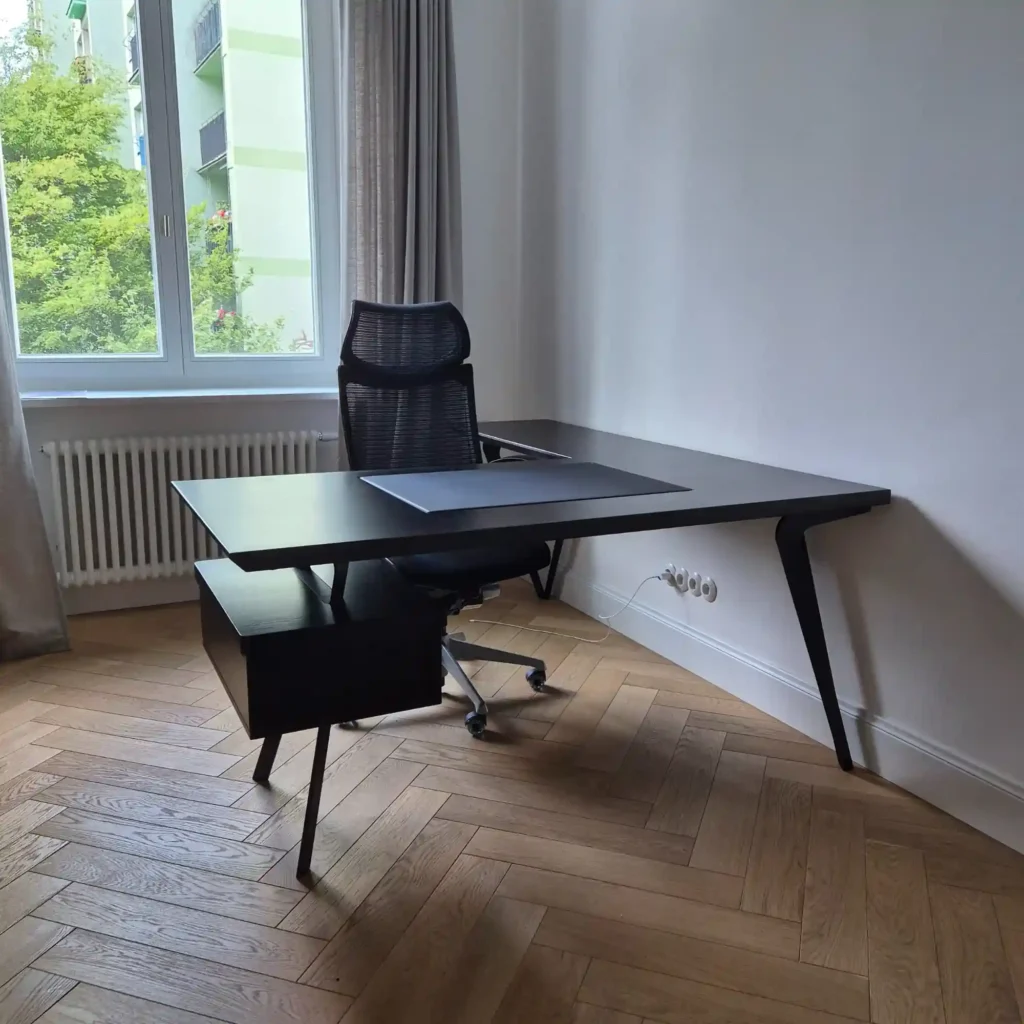 biurko VITA 4 narożne lakier grafit (2)