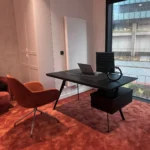 biurko vita 4 lakier czerń z wstawką skórzaną (2)(1)