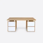 Biurko z drewnianym blatem i szufladami DORIS I - obrazek 4