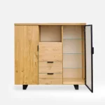 drewniany barek na alkohole na nóżkach DELIO II (1)