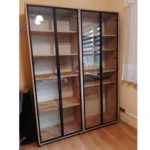 dębowa witryna słupek DELIO