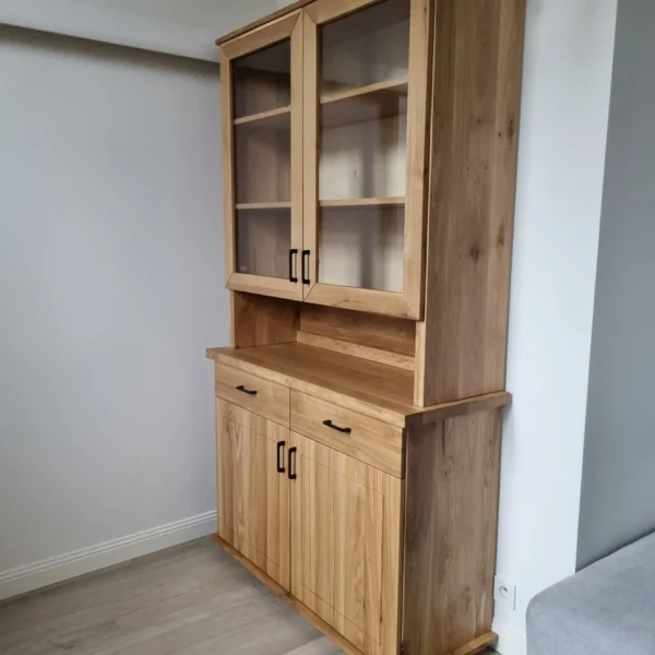 dębowy kredens MONTE lakier naturalny