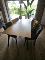 Stół dębowy na metalowych nogach CORTEZ - obrazek 4