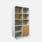 regał na książki słupek OMNIS dąb bielony (5)