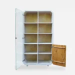 regał na książki słupek OMNIS dab bielony (7)