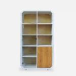 regał na książki słupek OMNIS dab bielony (8)