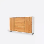 Komoda dębowa w industrialnym stylu ADEO IV (2)