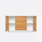 Komoda dębowa w industrialnym stylu ADEO IV (4)