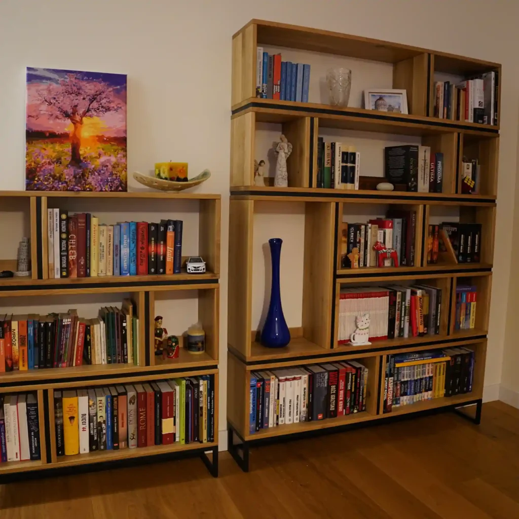 regał dębowy LIVO II (2)