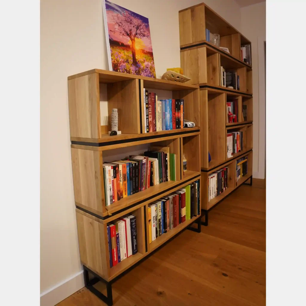 regał dębowy LIVO II (3)