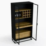 witryna barek NEMIR I z wysuwaną półką (6)