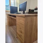 duże dębowe biurko z 8 szufladami DAVOS III (3)