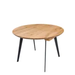 okrągły dębowy stół VITA II stół rozkładany (1)(1)