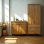 dębowa szafa z szufladami VITA styl loft