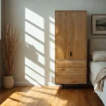 dębowa szafa z szufladami VITA styl loft (5)