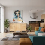 Stylowa komoda drewniana MERIS V (1)