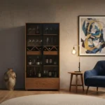 witryna dębowa z funkcją barku MERIS V (4)